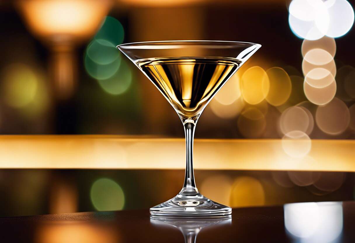 L'élégance du verre à martini : immersion dans le design tube évasé