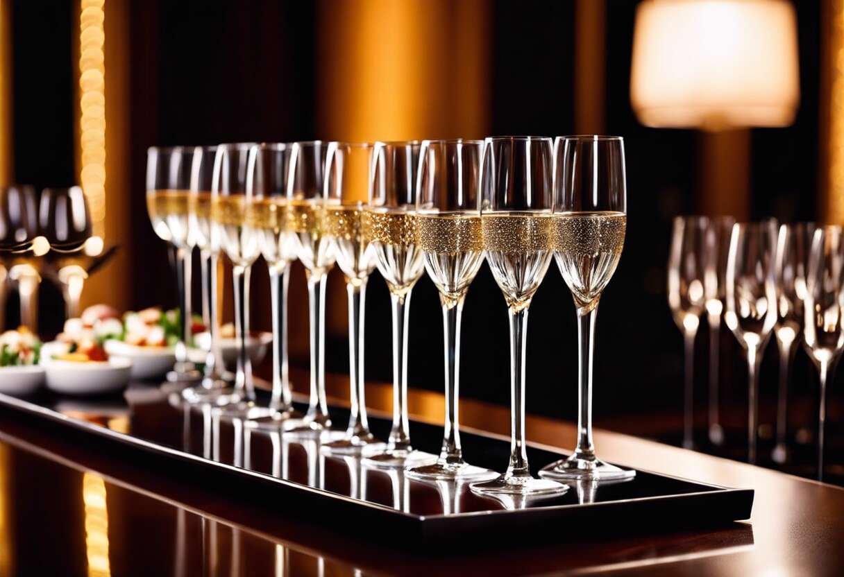 L'élégance au bout des doigts : sélection de flûtes et coupes