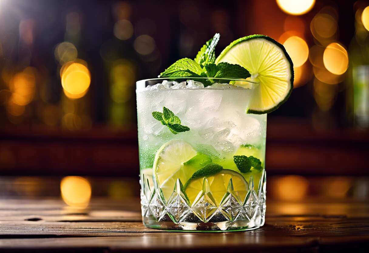 Verre eristoff caipiroska : l'essence de la mixologie russe