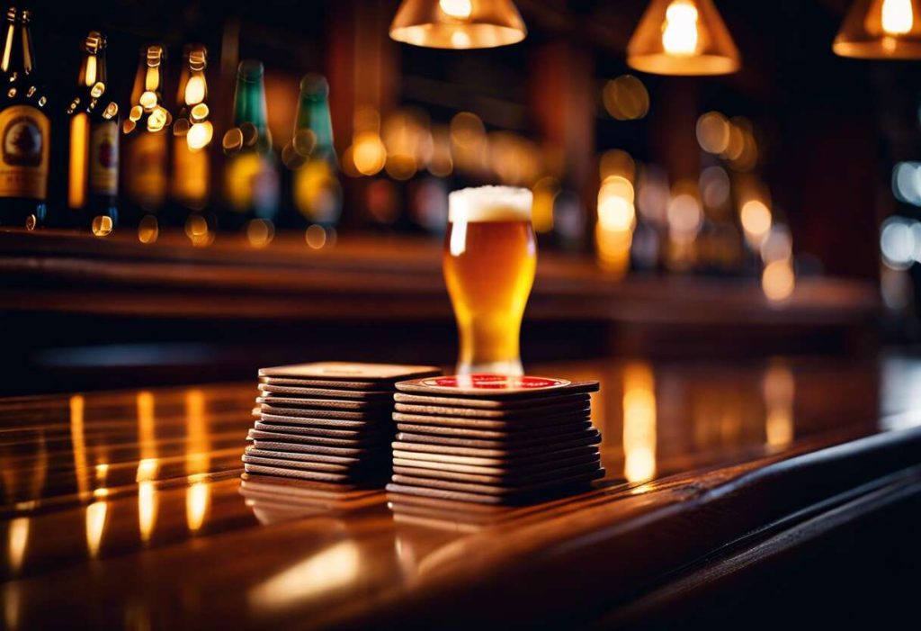 Achetez des sous-bocks Grimbergen : collection et Décor de Bar Unique