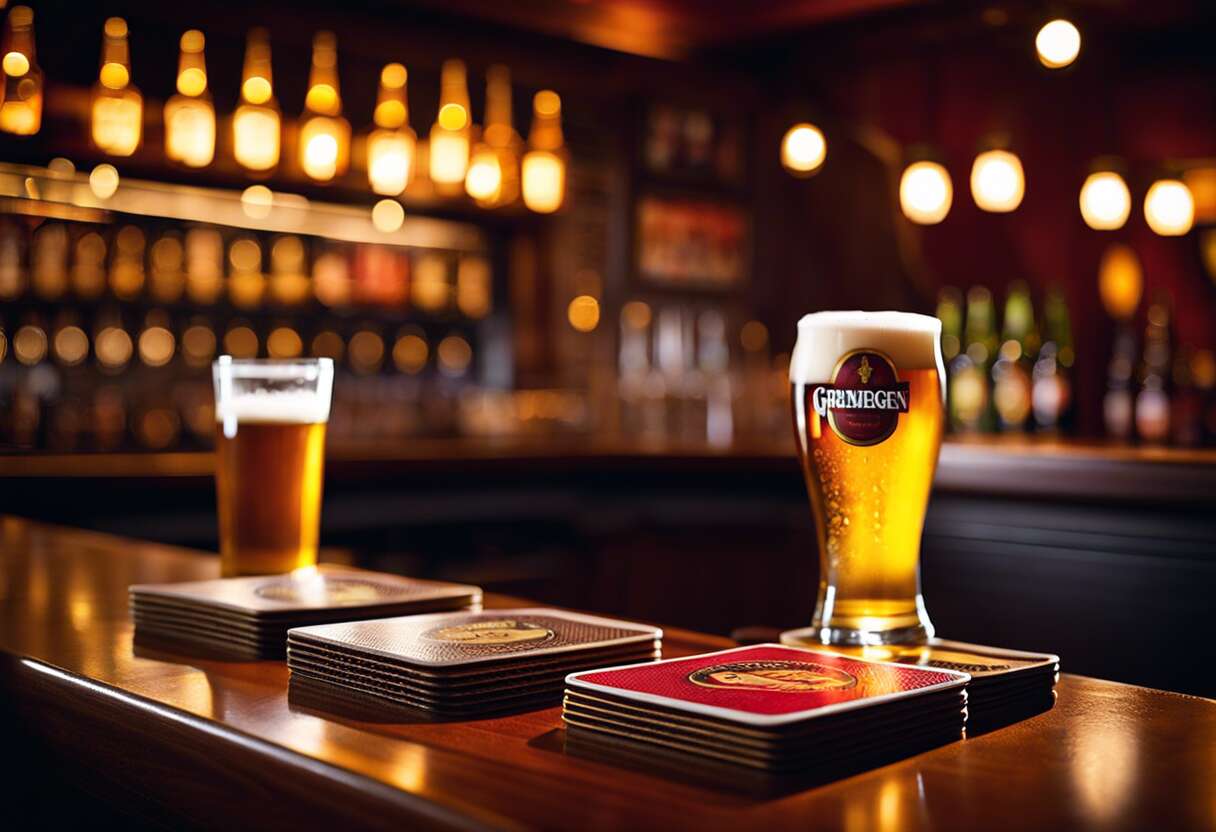 L'art de collectionner les sous-bocks grimbergen