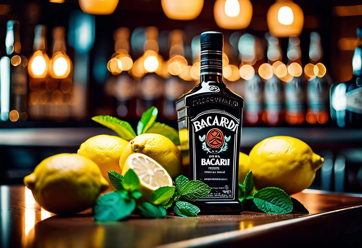 Le presse-citron bacardi noir pour des cocktails maison