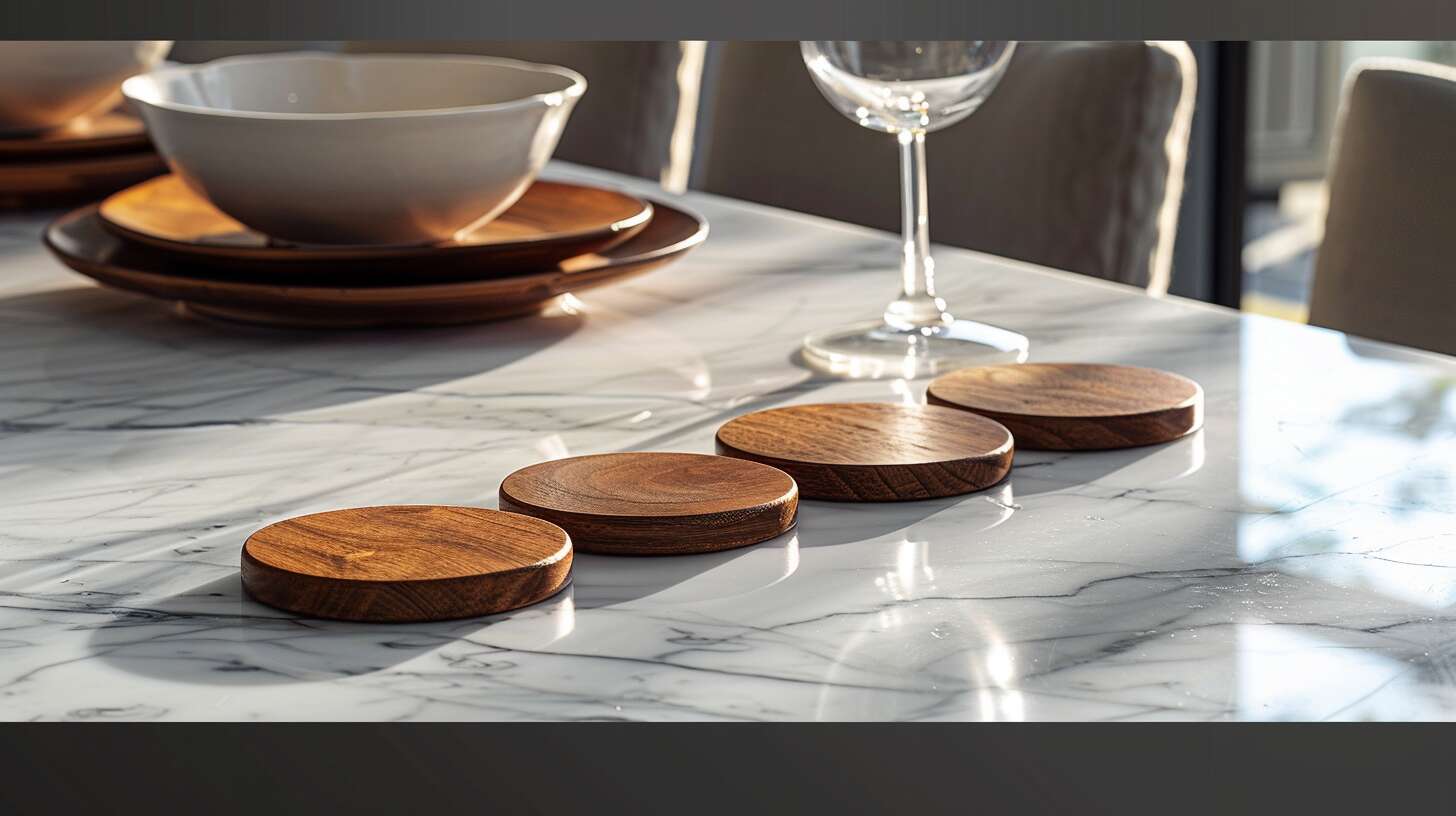 Les matériaux tendance pour des dessous de verre qui captivent le regard