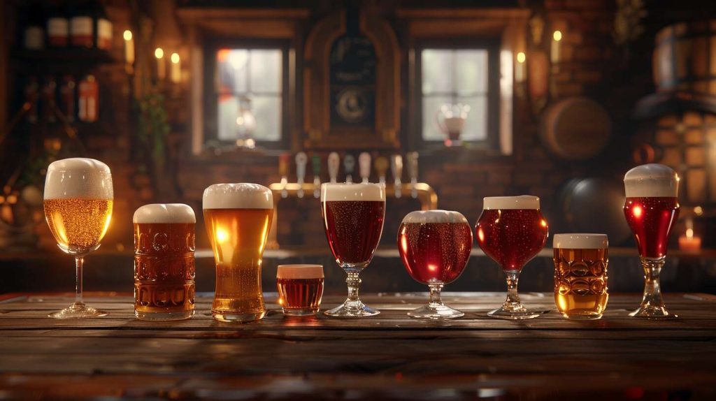 Verres à bière élégants : l'art de déguster avec style