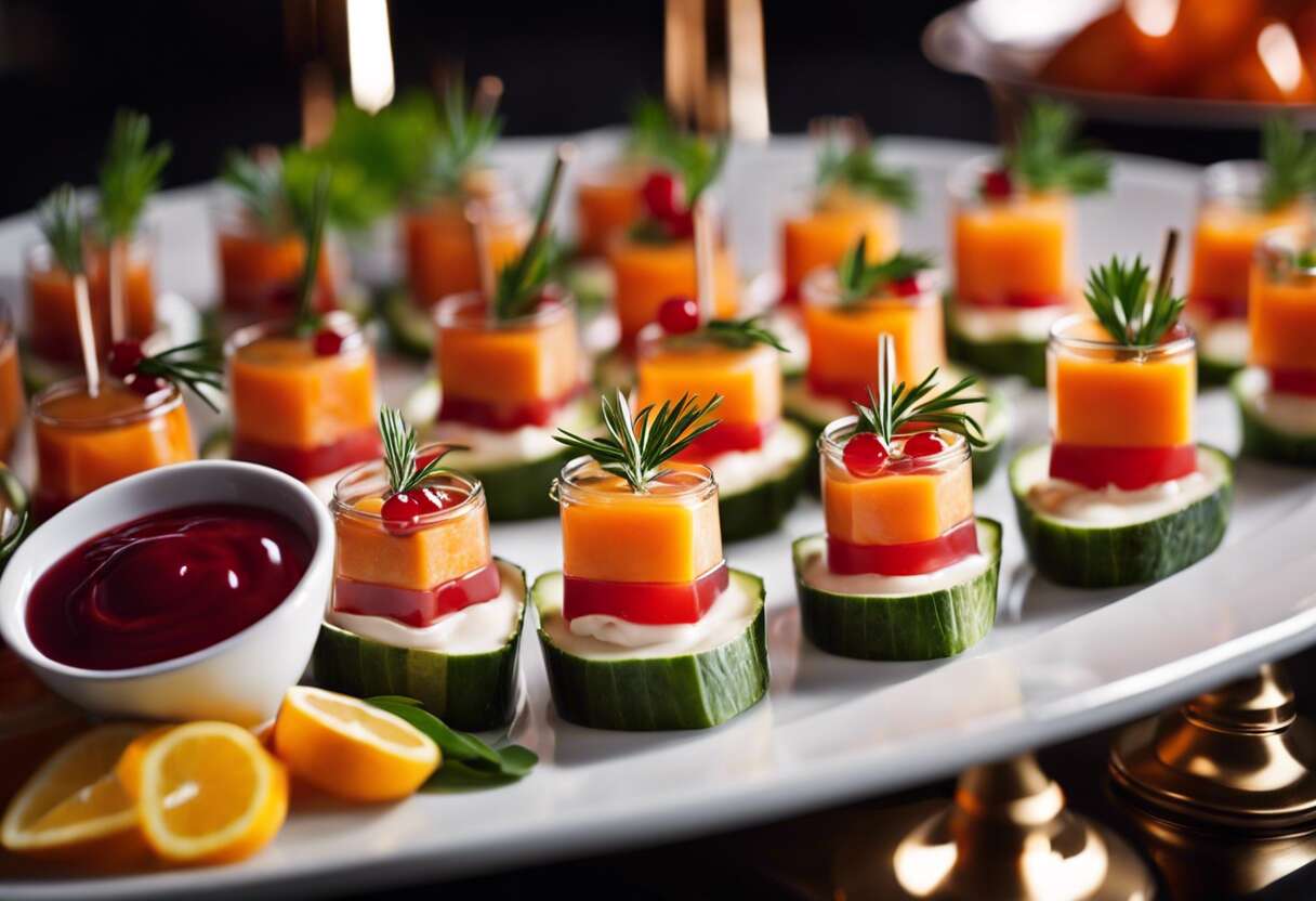 Originalité des verrines pour des apéritifs uniques