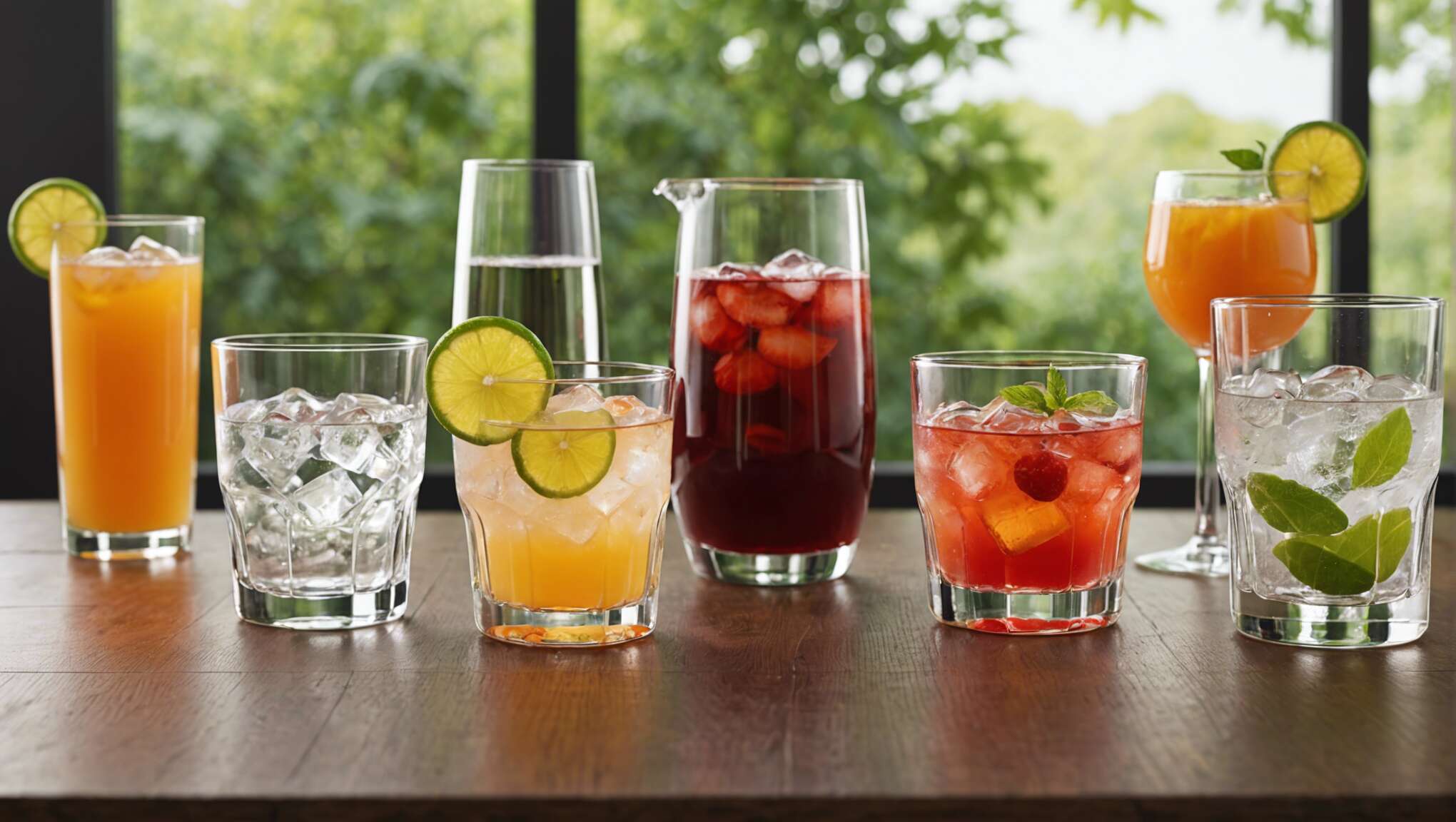 Choisir le verre idéal pour chaque type de boisson non alcoolisée