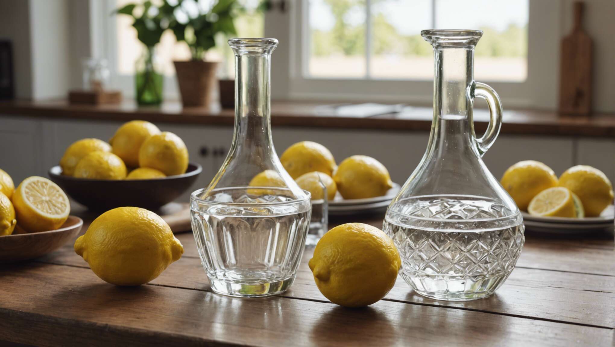 Les produits naturels, alliés de la brillance de votre verrerie