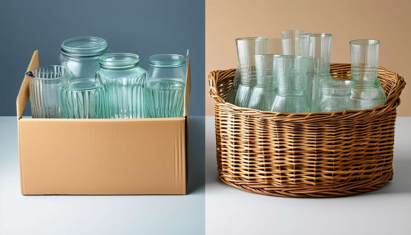 Boîtes ou paniers : quelles solutions pour protéger vos verres ?