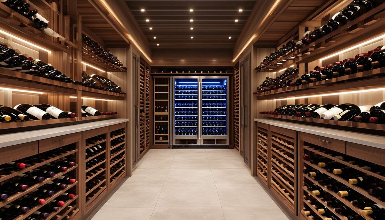 Comment optimiser l'espace et la gestion d'une cave à vin avec un refroidisseur