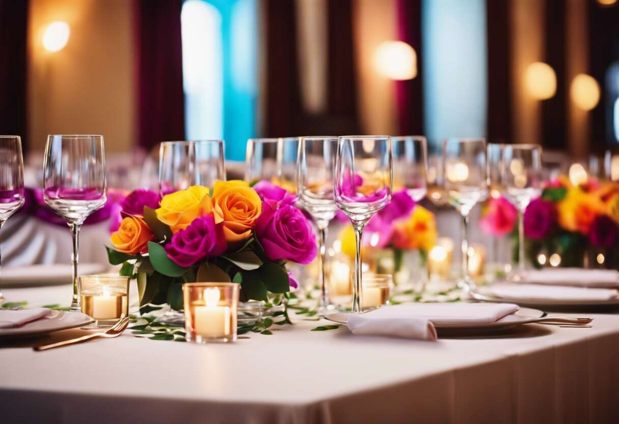 Verres colorés : touche originale pour événements spéciaux