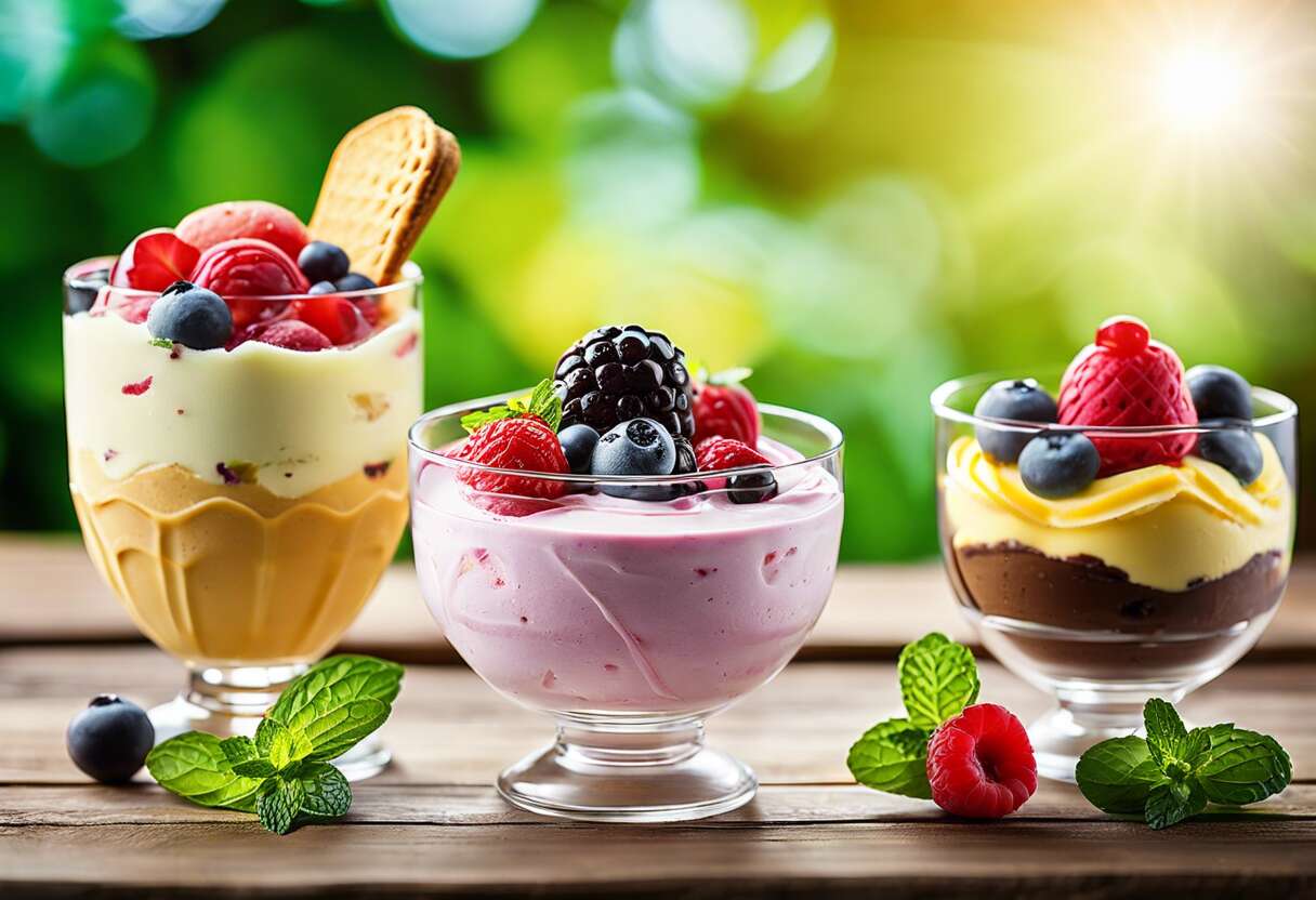 Découvrir les types de coupes idéales pour desserts glacés