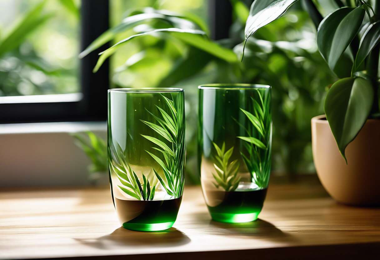 Les bienfaits écologiques des gobelets en verre réutilisables