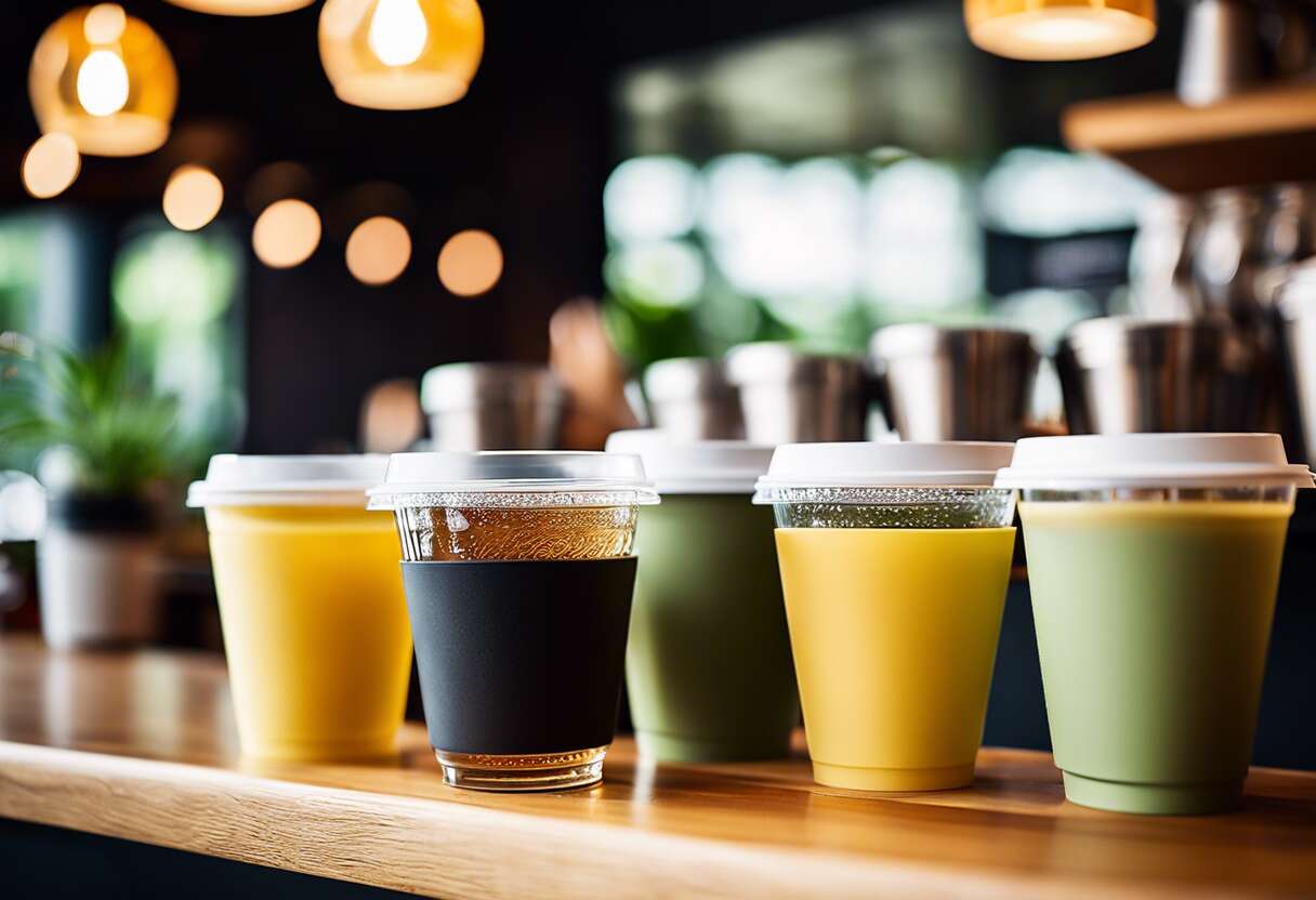 Choix de gobelets pour la vente à emporter : vers plus de durabilité