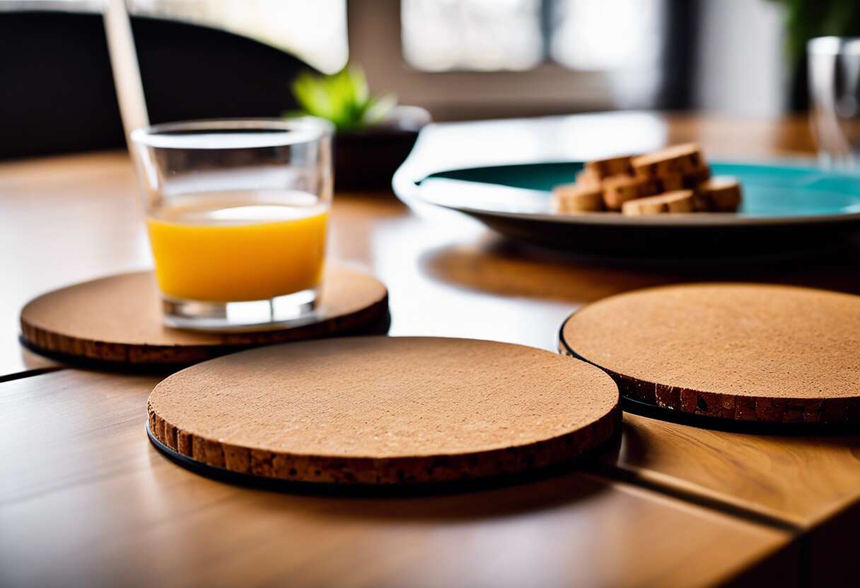 Personnalisation et esthétique des dessous de verre en liège