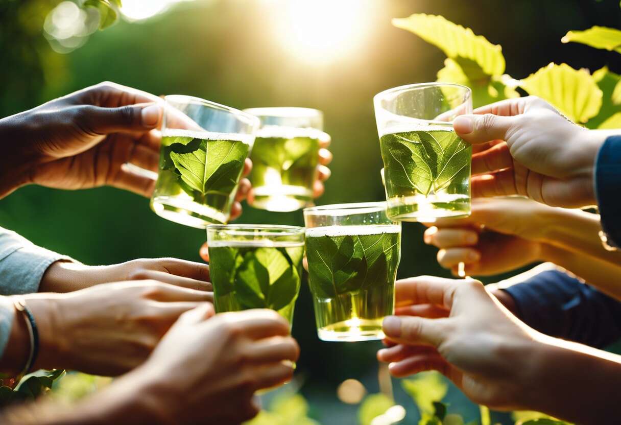 Verres écologiques : tendances durables pour célébrations conscientes