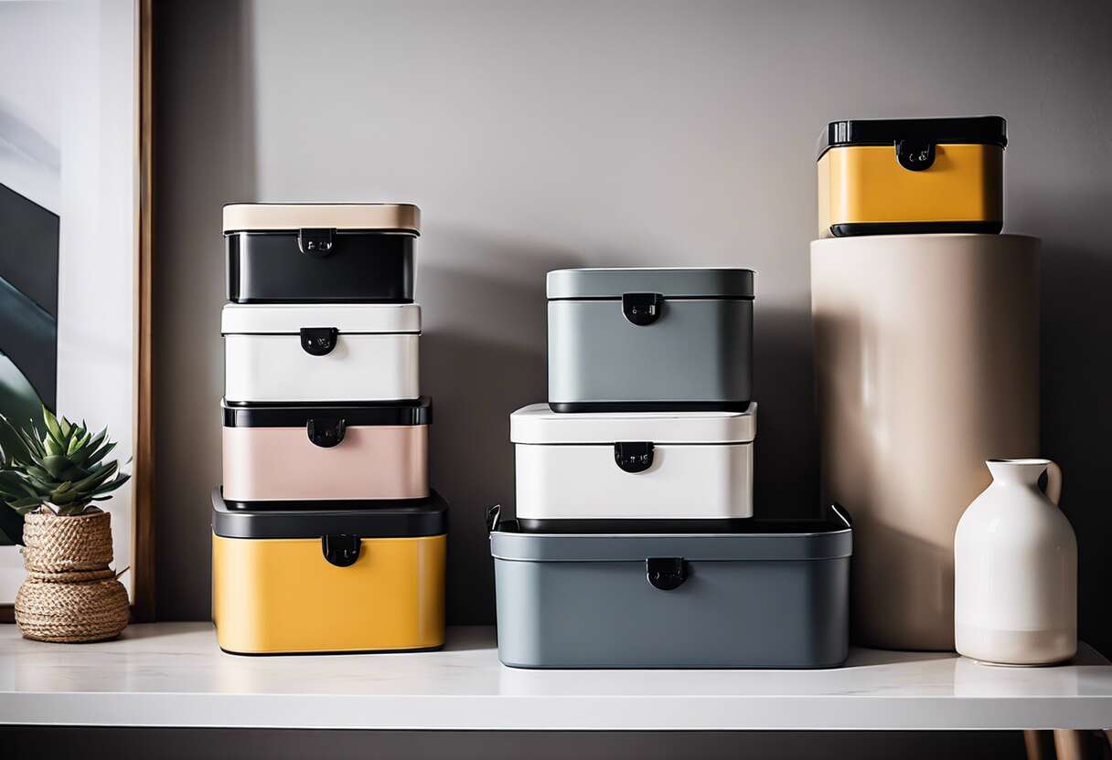 Astuce rangement et esthétique avec les derniers modèles de coffrets empilables