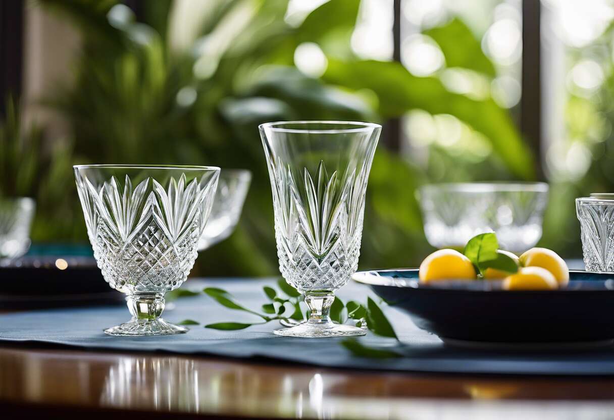 Valoriser sa table avec des verres en cristal écologique et esthétique