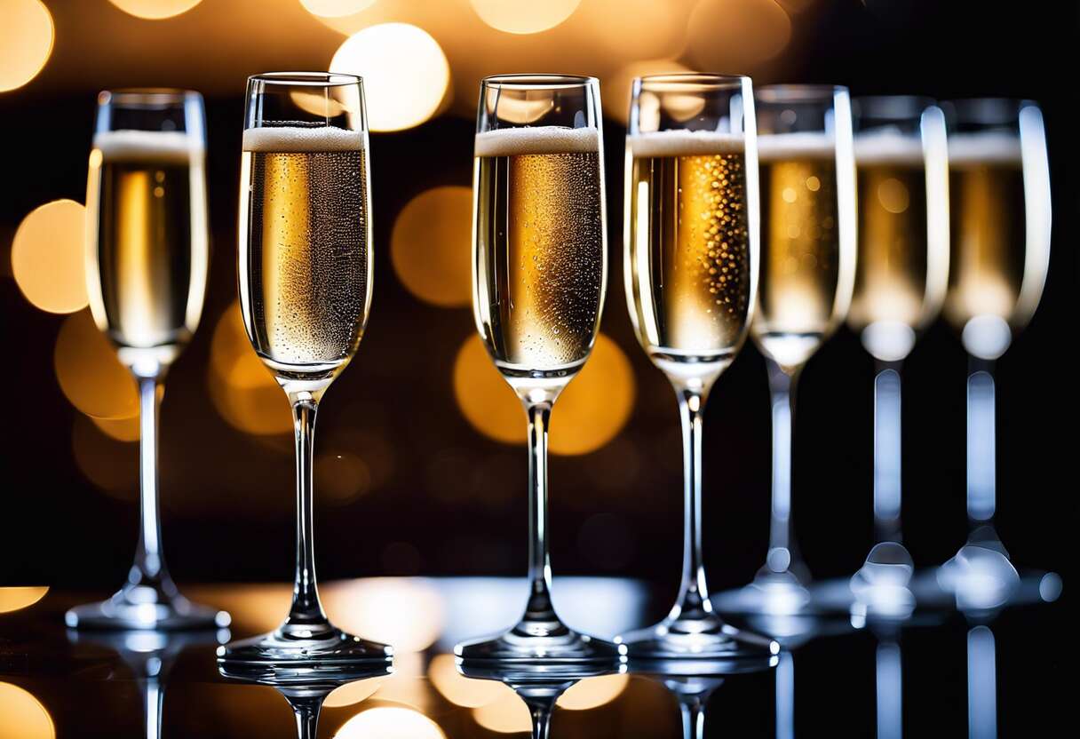 Flûtes à champagne : l'impact du design sur les arômes