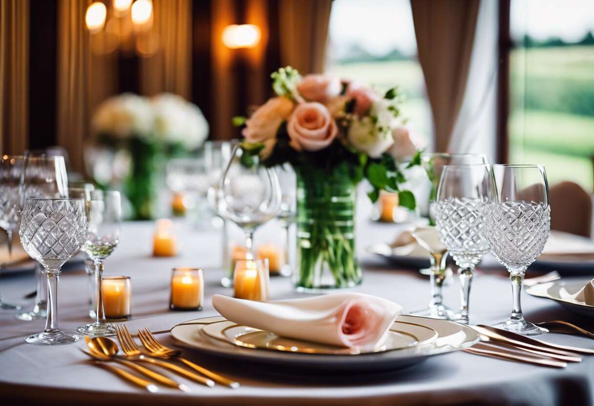 Les règles d'or pour une disposition idéale des verres sur la table