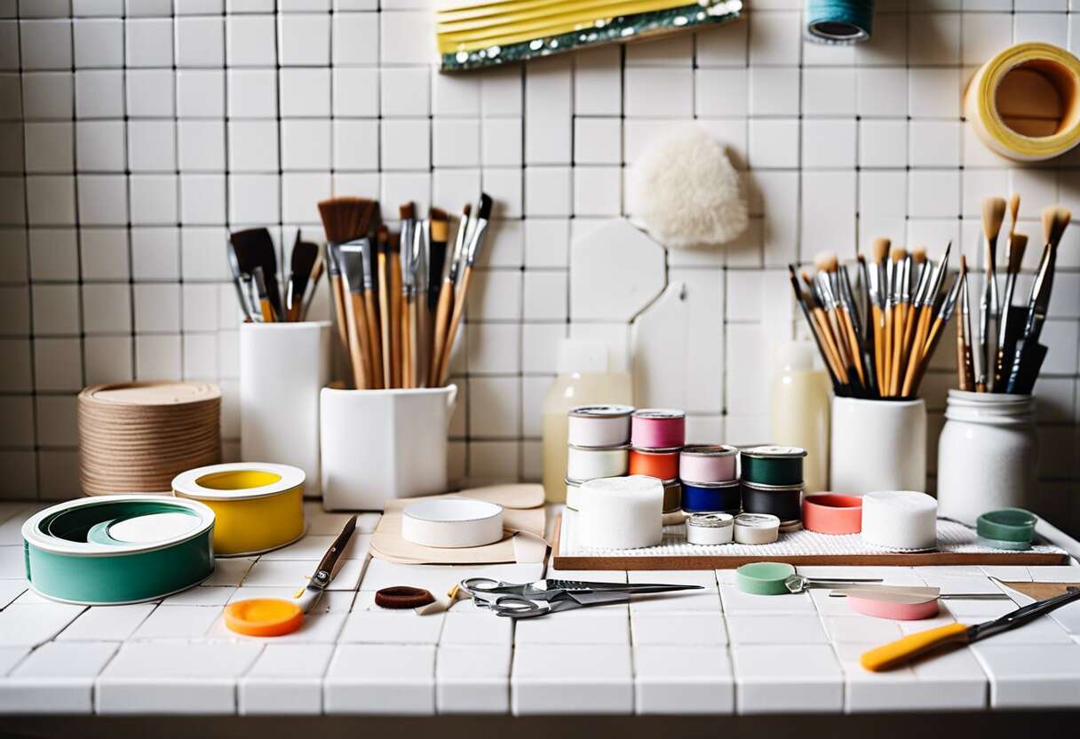 Les secrets d'une table chic avec des dessous de verre artisanaux