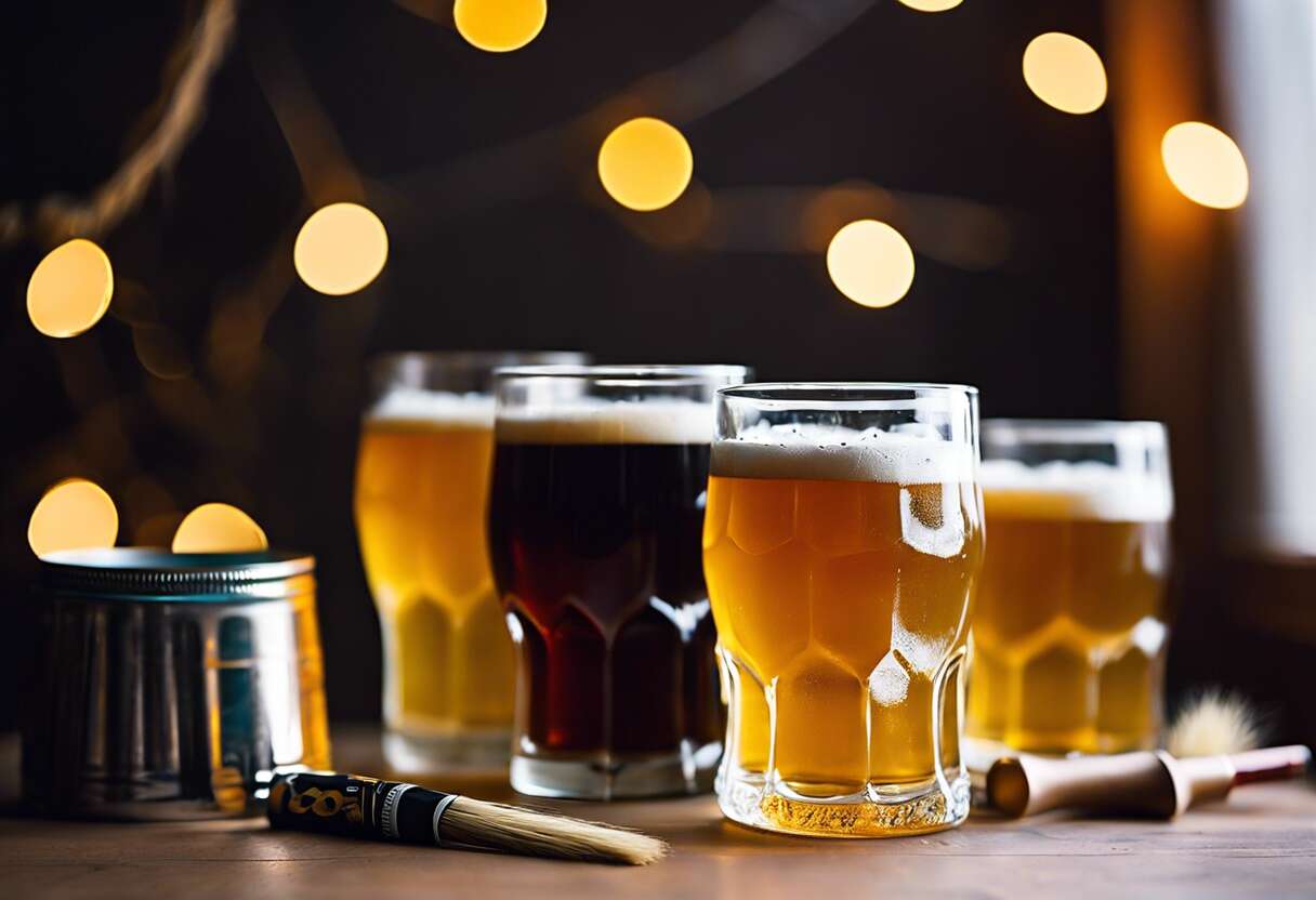 Tendance déco : intégrer des verres à bière dans son intérieur