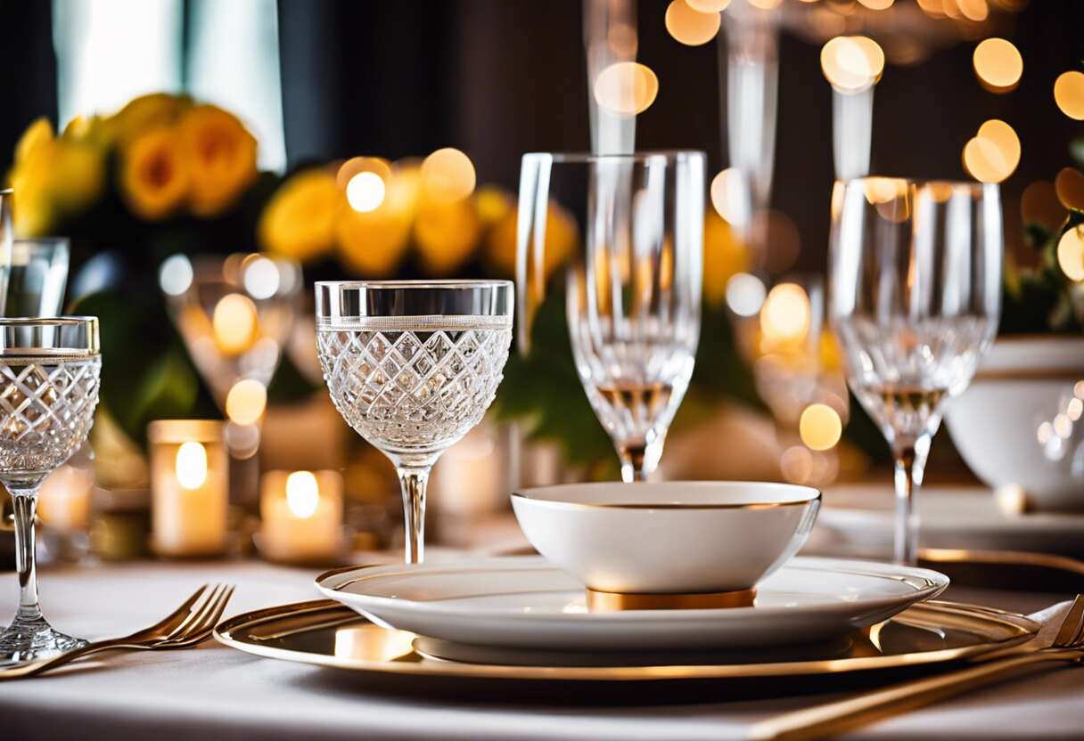 L'art de la table modernisé : la tendance des verres à eau haut de gamme