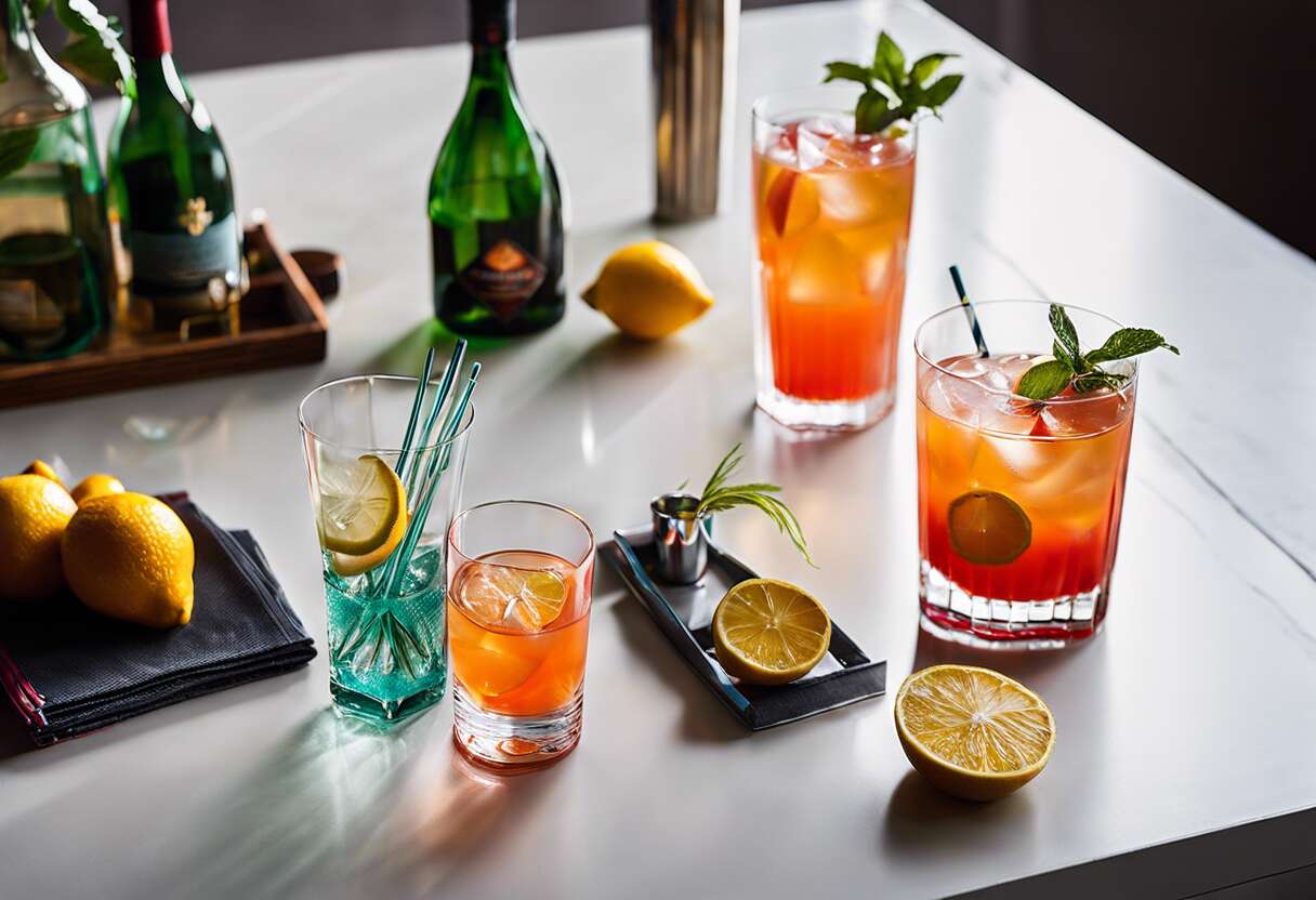 Astuces de rangement : optimiser l'espace avec vos verres à cocktail