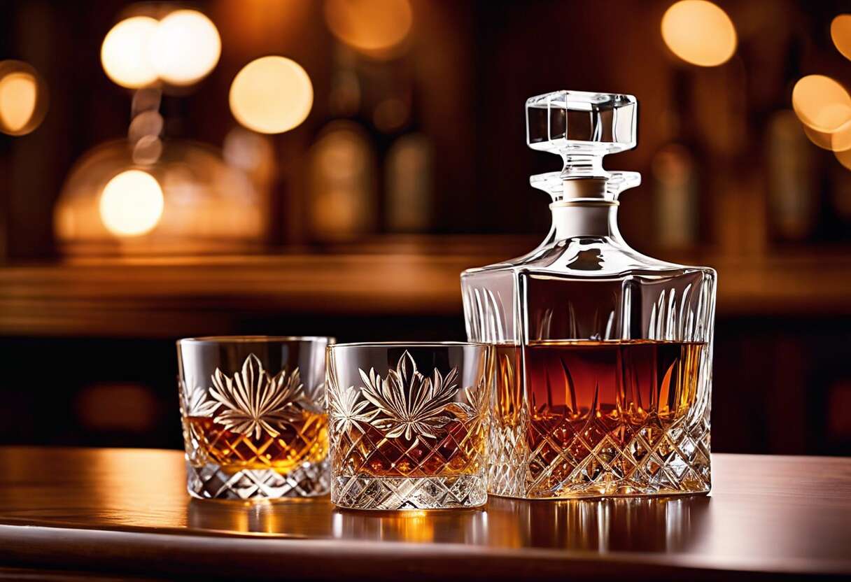 Coffrets cadeaux personnalisés : l'élégance des ensembles carafe et verres gravés