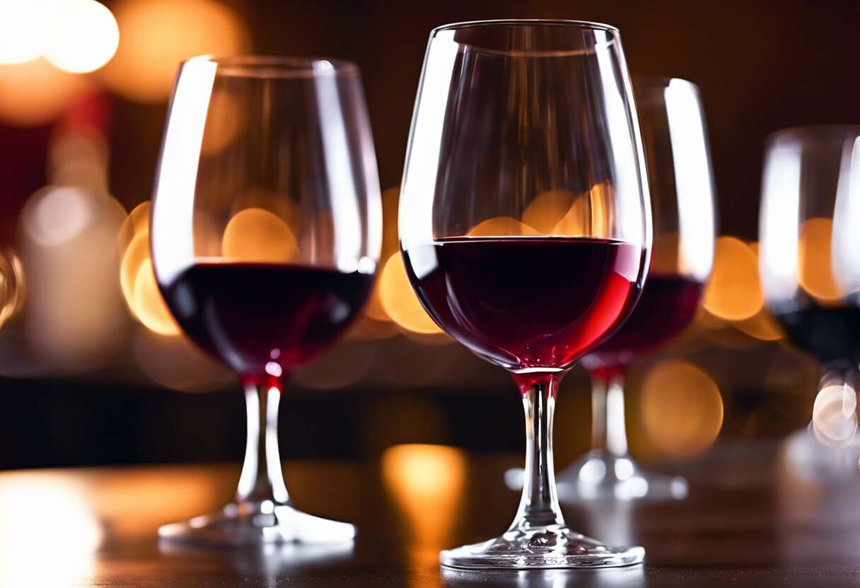 L'importance du choix du verre dans l'expérience de dégustation