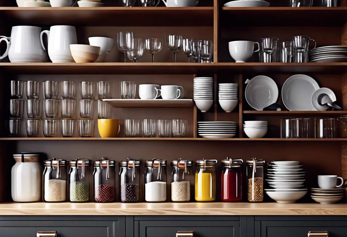 Optimisation de l'espace : astuces pour ranger vos verres efficacement
