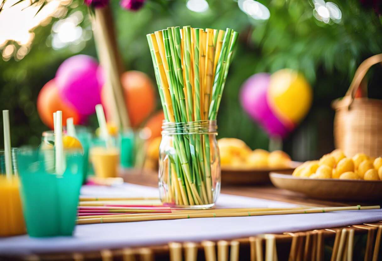 L'alternative écologique : pailles en bambou et solutions durables