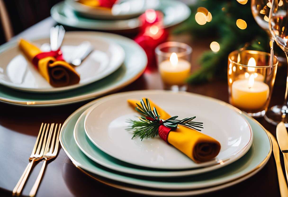 Les sets de couverts assortis aux pailles : esthétique et pratique