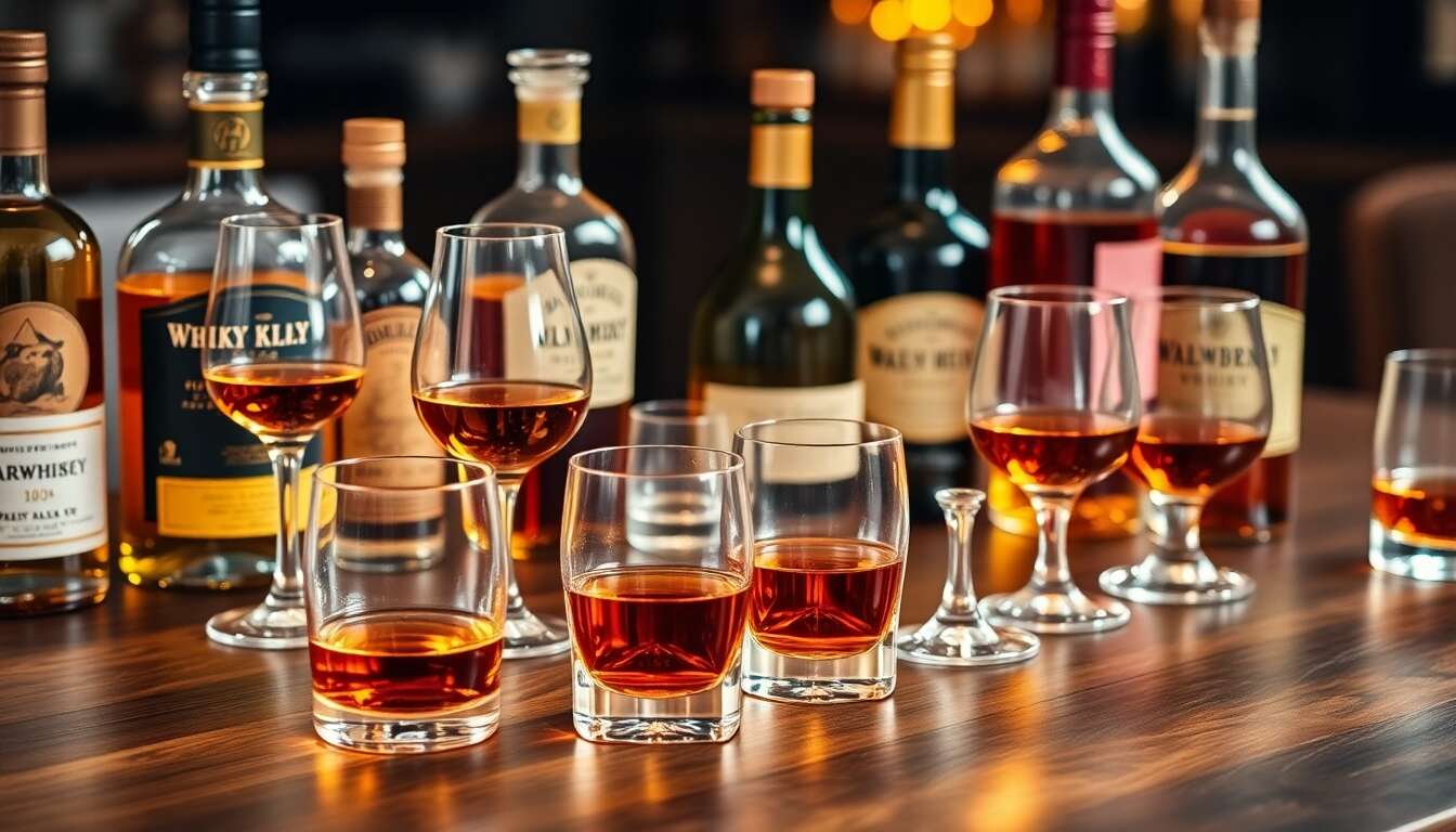 Découverte des différents types de verres à whisky