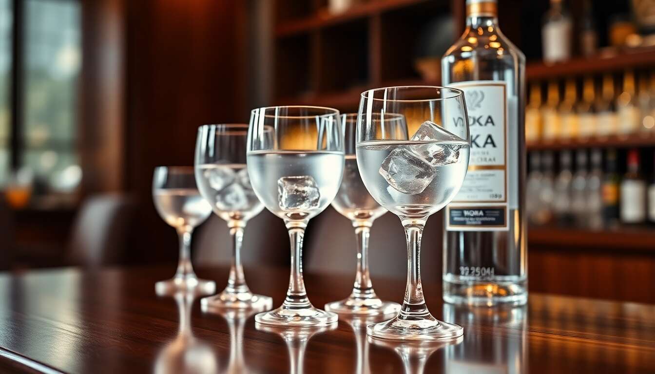 Préparation et entretien des verres à vodka
