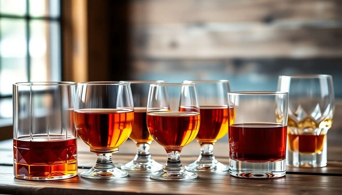 Dévoiler l’essence du bourbon à travers l’utilisation du bon type de verre