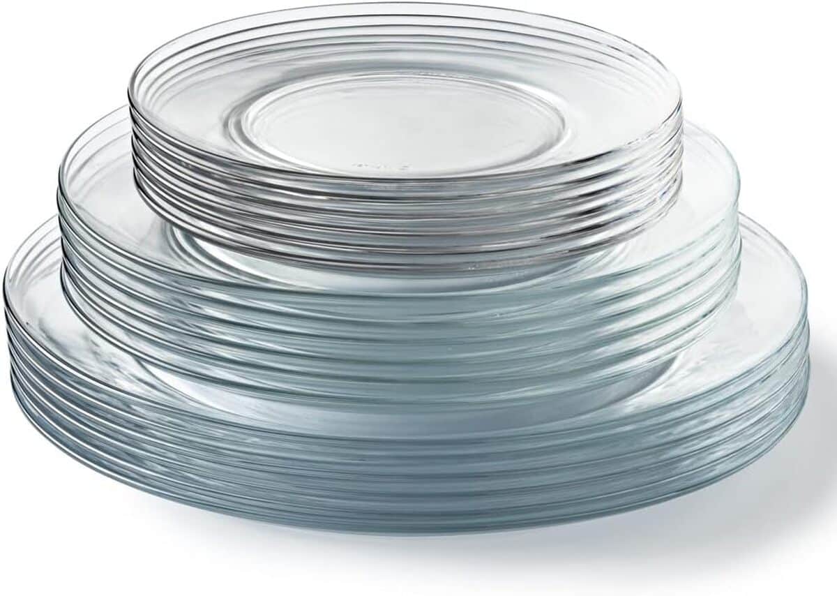 Avis sur le service de table Duralex LYS : élégance en 18 pièces