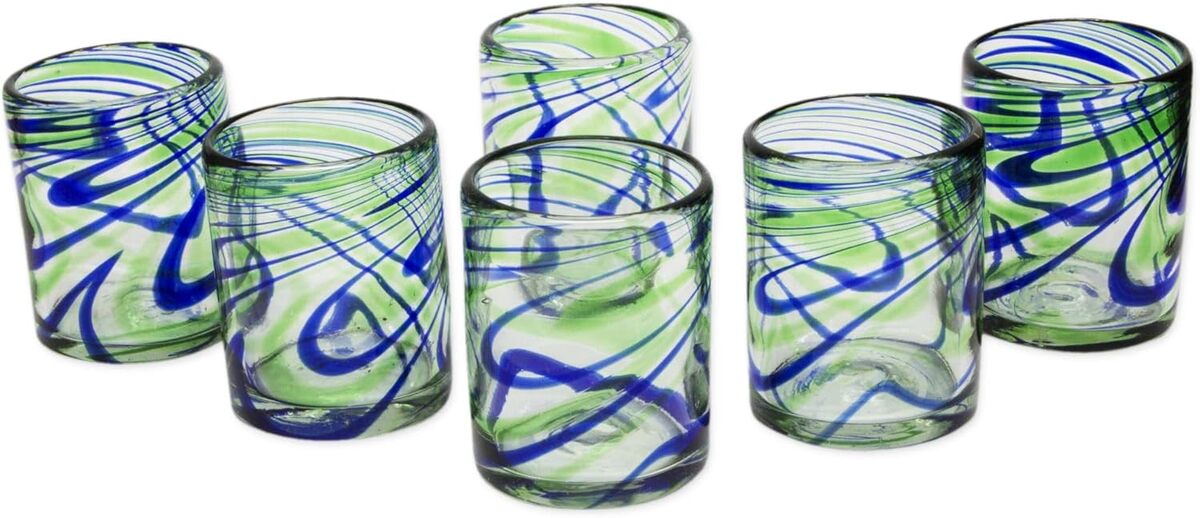 Test des verres soufflés Novica 'Élégant Energy