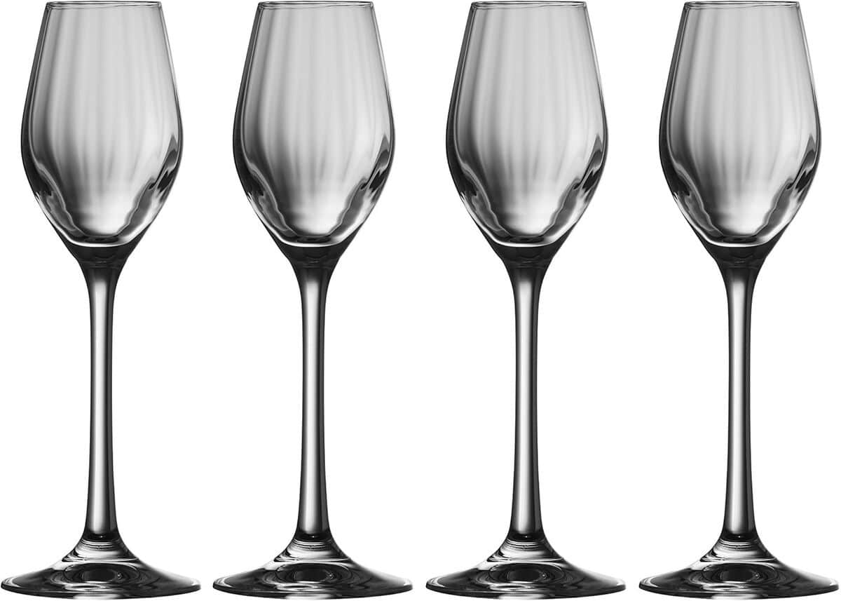 Avis sur les verres Galway Crystal Erne-Sherry : élégance en lot de 4