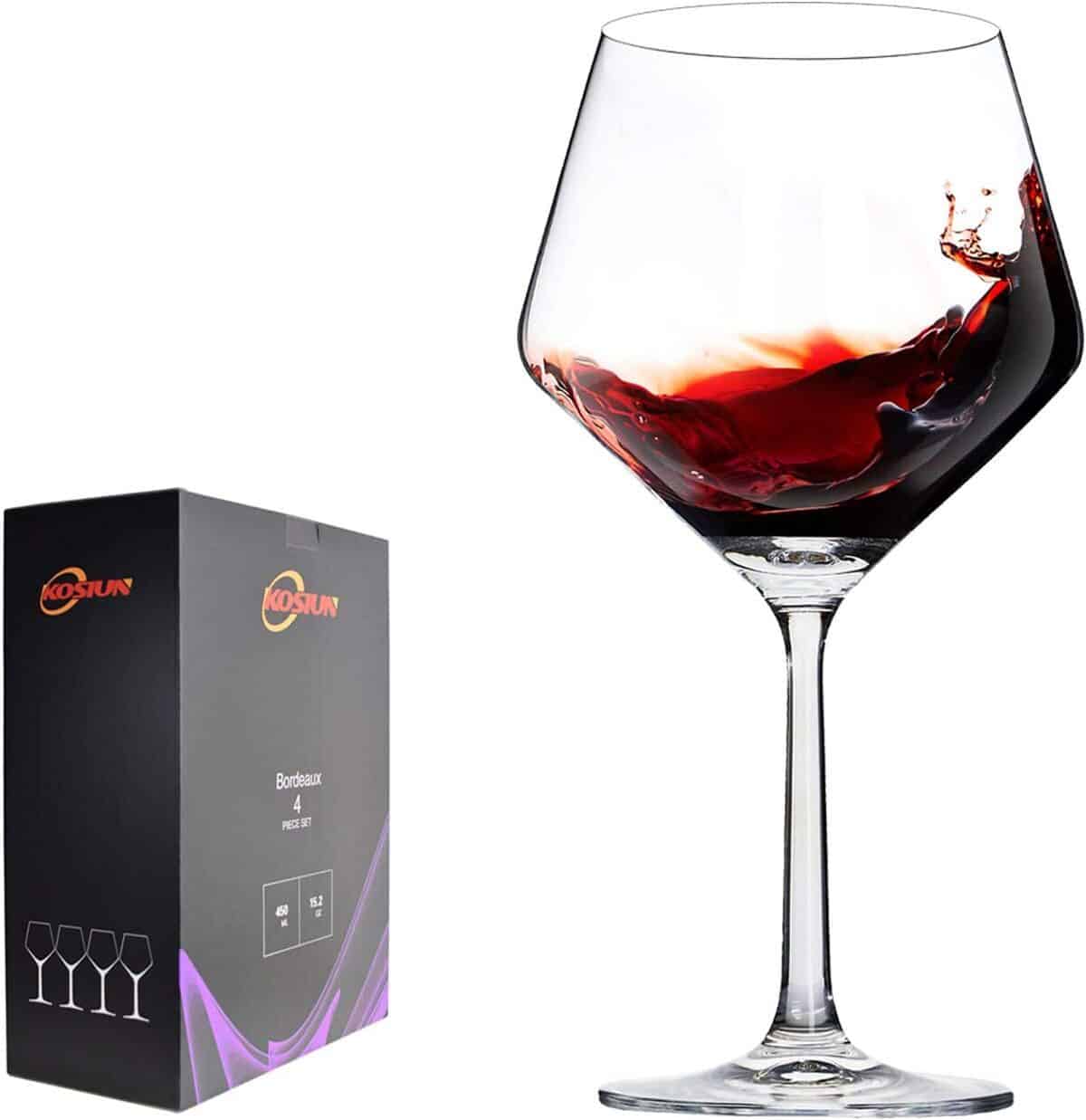Test des verres à vin KOSIUN : souffle et élégance au rendez-vous