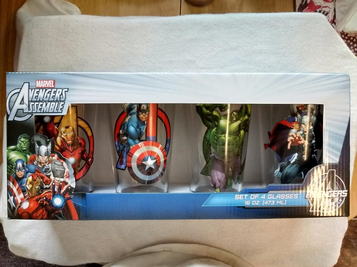 Avis sur le set de 4 verres Marvel Avengers