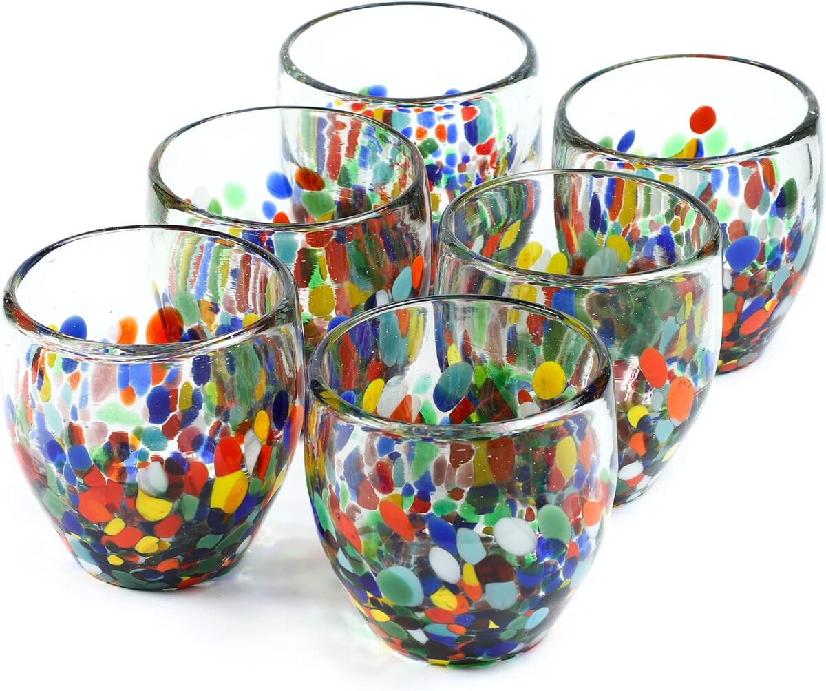 Avis sur les verres soufflés Handmade Con Amor : élégance mexicaine en set de 6
