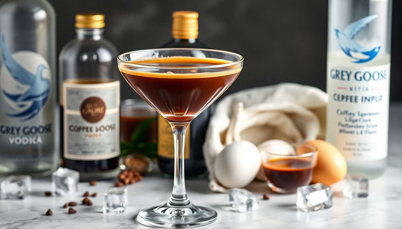 Recette de l'Espresso Martini avec Grey Goose