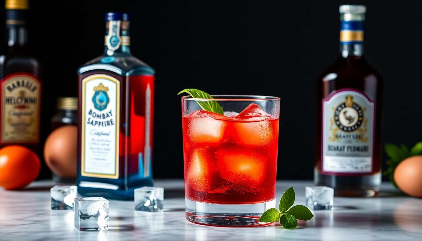 Recette du Negroni Bombay Sapphire : un Cocktail Équilibré
