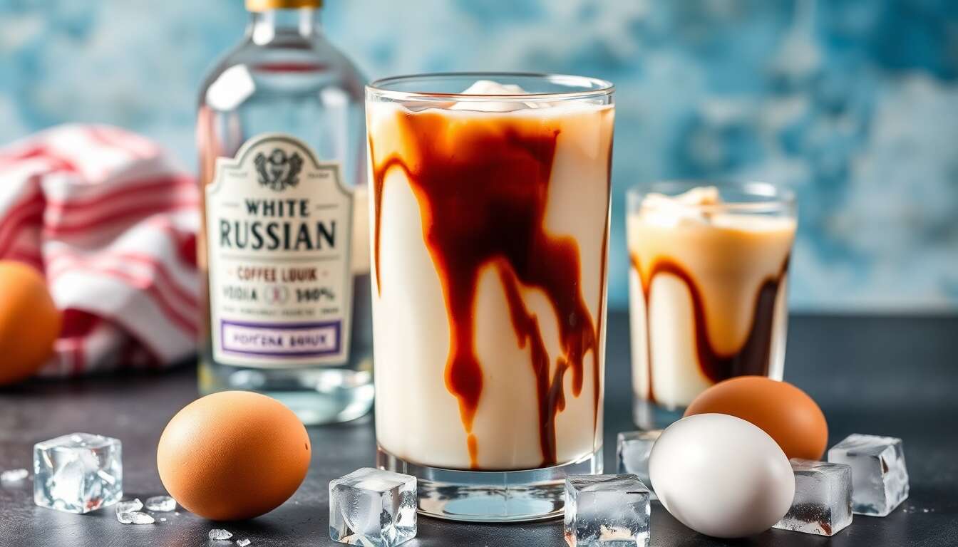 Recette classique du cocktail White Russian