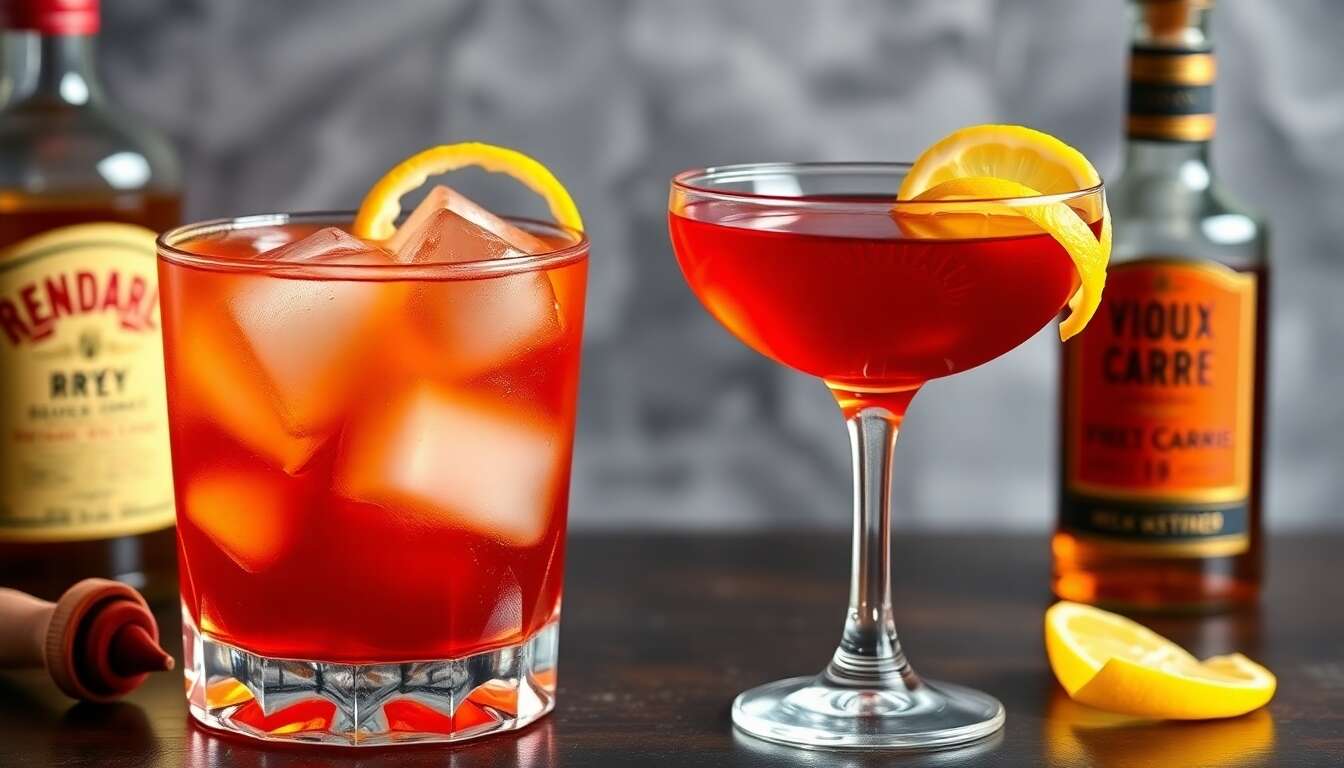Recette du cocktail Vieux Carré : un classique intemporel