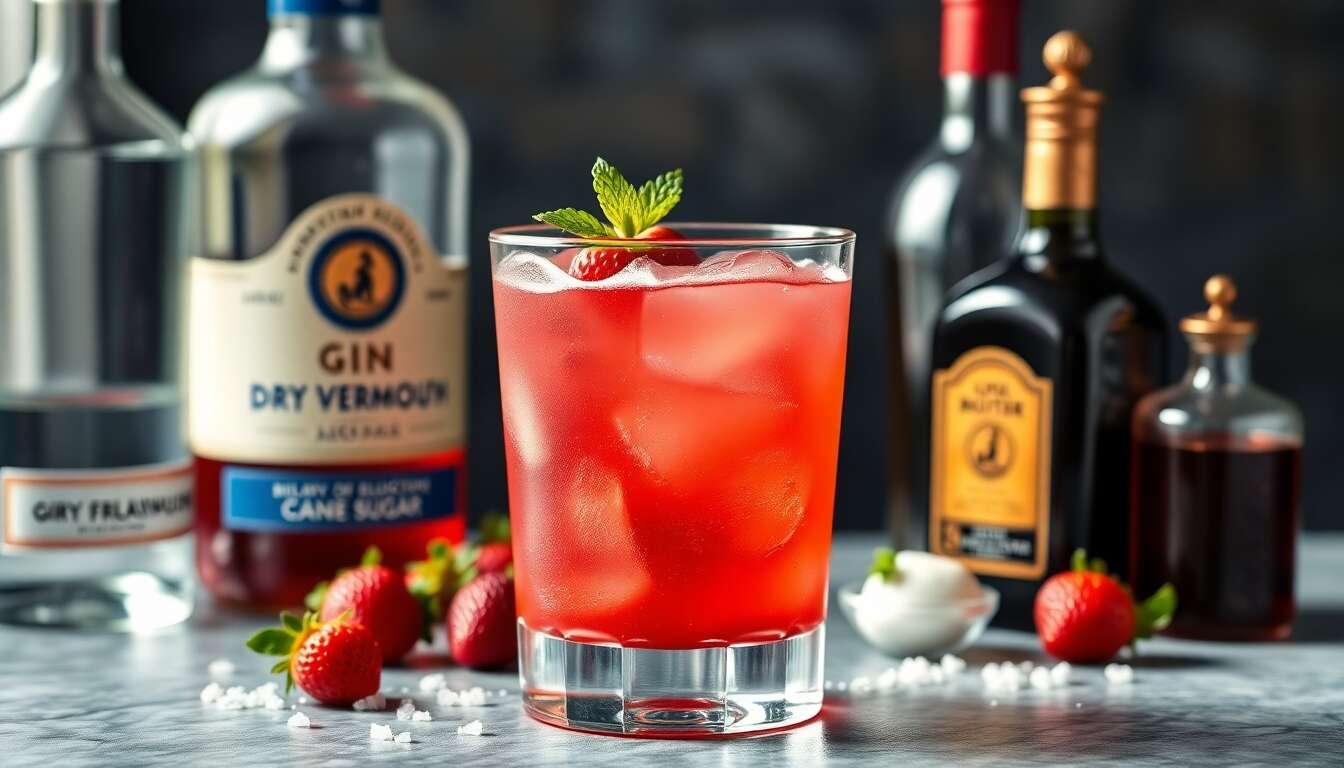 Recette du cocktail Bloodhound : savourez ce classique fruité