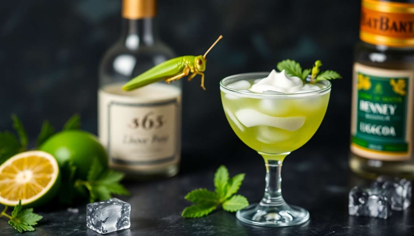 Recette du Cocktail Grasshopper : une touche de fraîcheur mentholée