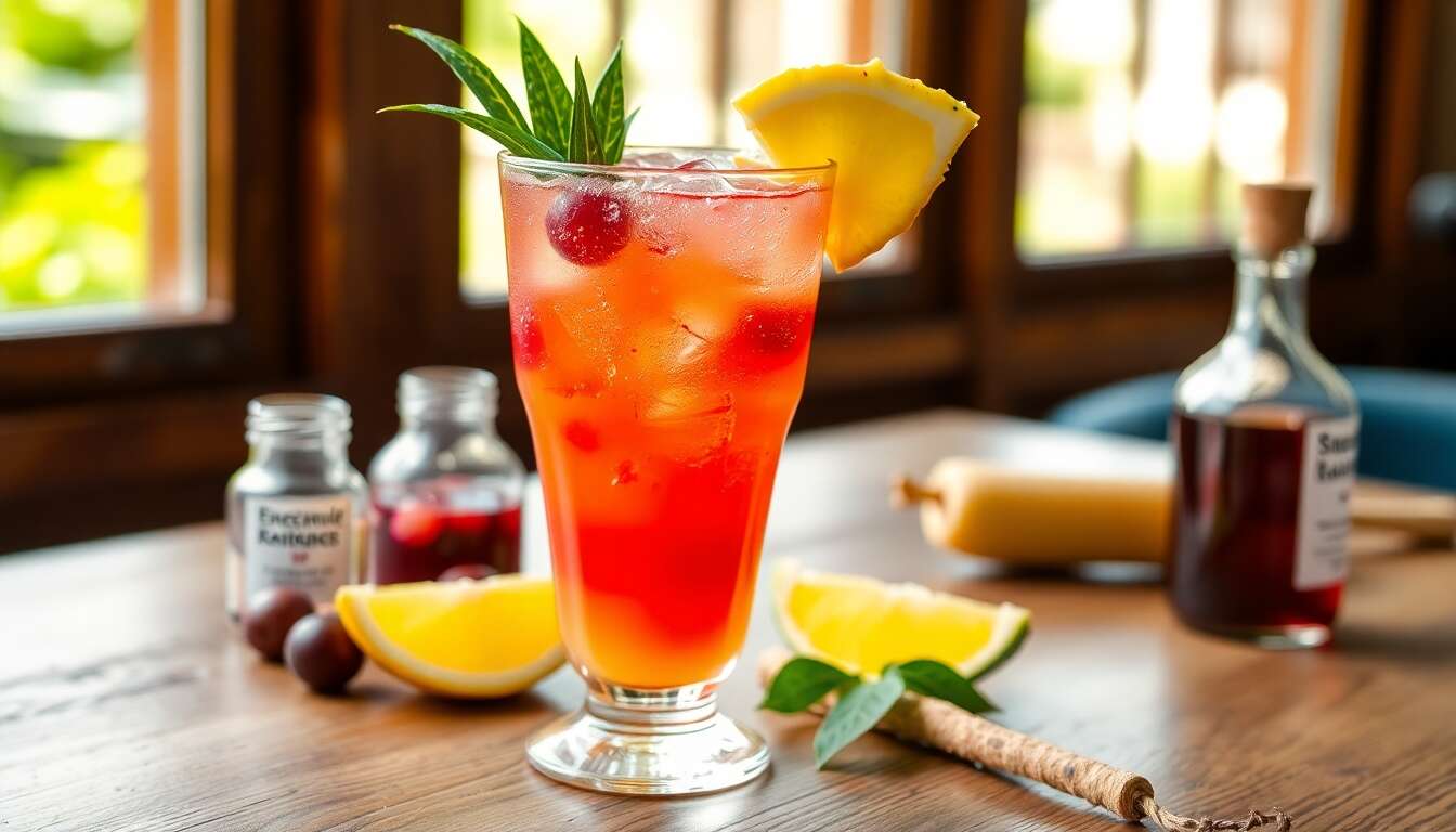 Recette de l'Endeavour Punch : un cocktail fruité et rafraîchissant
