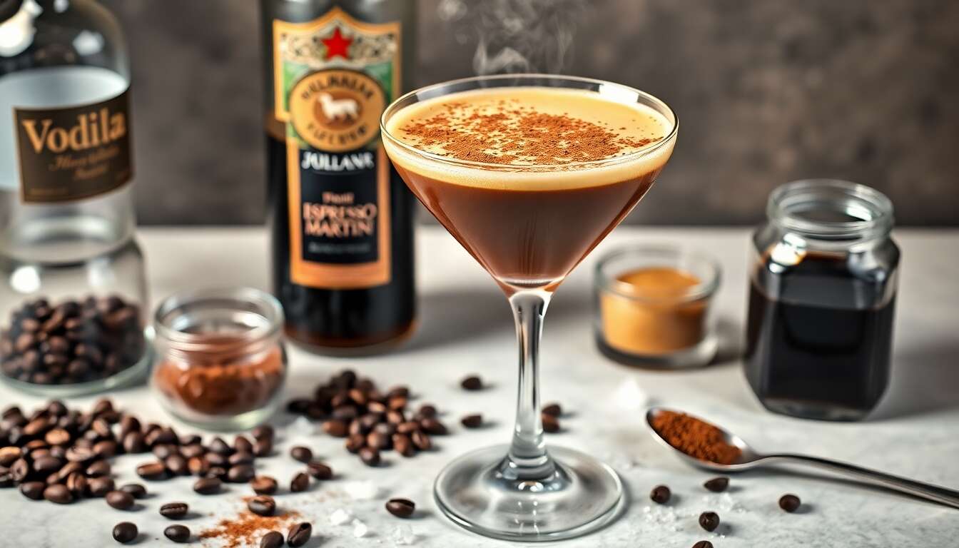 Recette Martini Espresso au chocolat : un cocktail irrésistible
