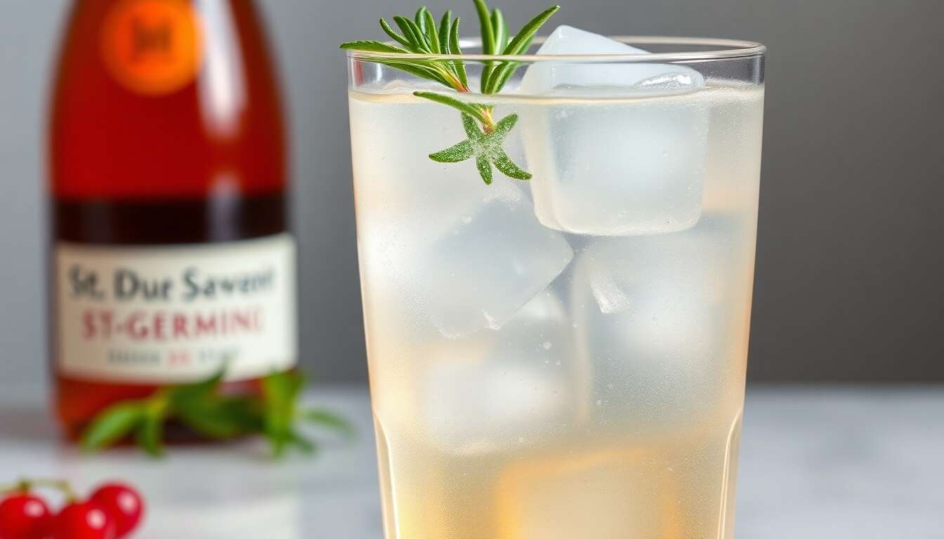 Recette du St-Germain Spritz : un Cocktail Rafraîchissant